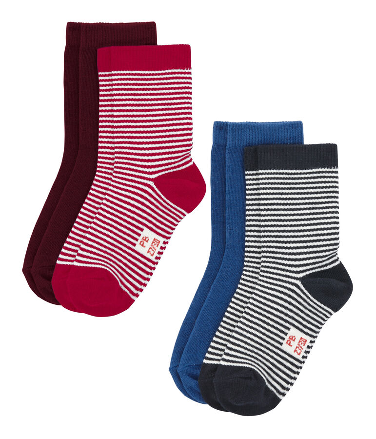 Set of Two Pairs of Socks multicolor