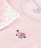 Children's velour nightdress and leggings JOLI pink/MULTICO white