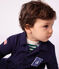 Babies' long plain cotton jumpsuit SOIR