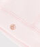 Babies' plain cotton hat FLEUR pink