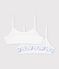 Lot de 2 brassi&egrave;res en coton multicolor
