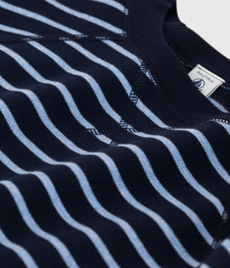 Children's Unisex Cotton Sweatshirt blue/blue