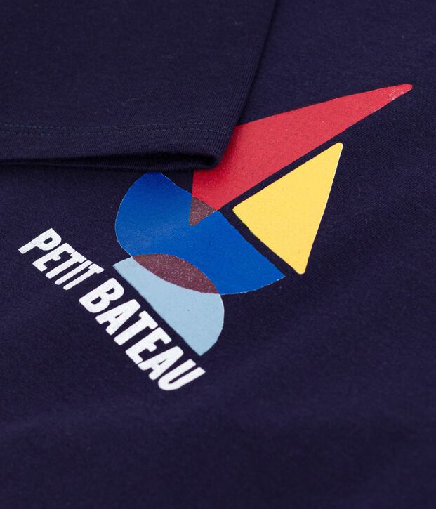 Long-sleeved cotton baby t-shirt SOIR