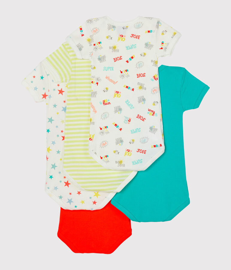 Baby Boys' Short-Sleeved Bodysuit - 5-Piece Set multicolor