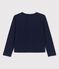 Girls' Organic Cotton Cardigan SMOKING blue