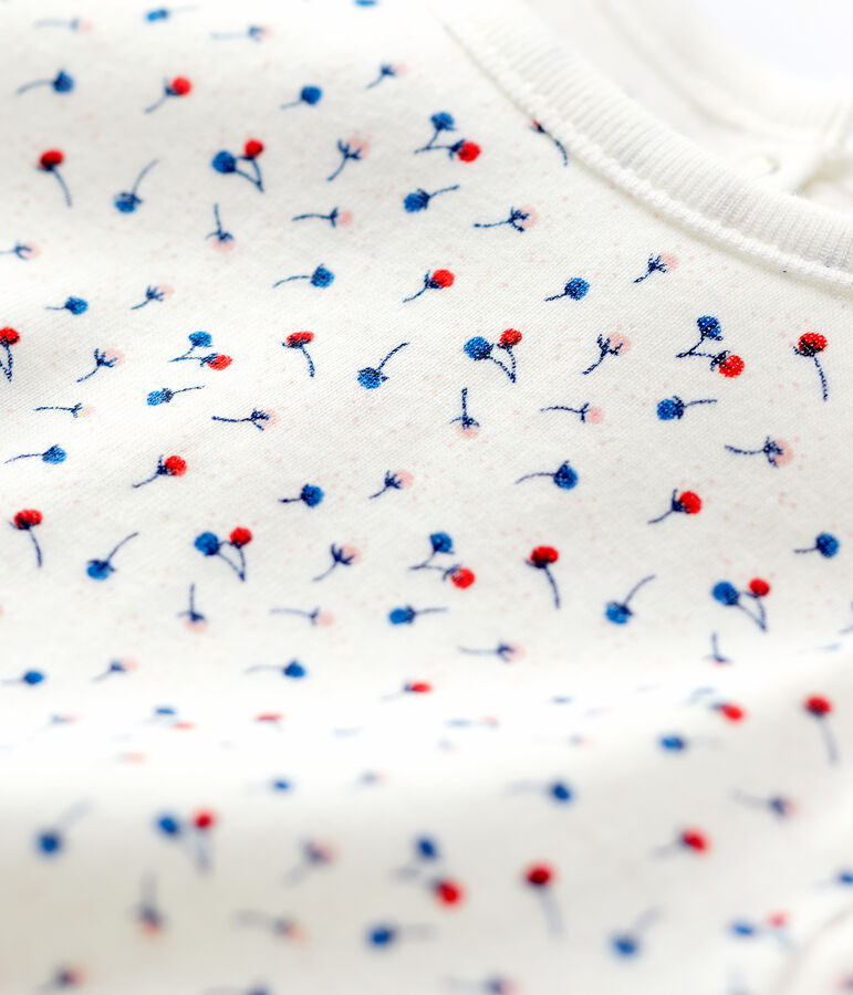 Babies' Cotton Blouse white/multicolor