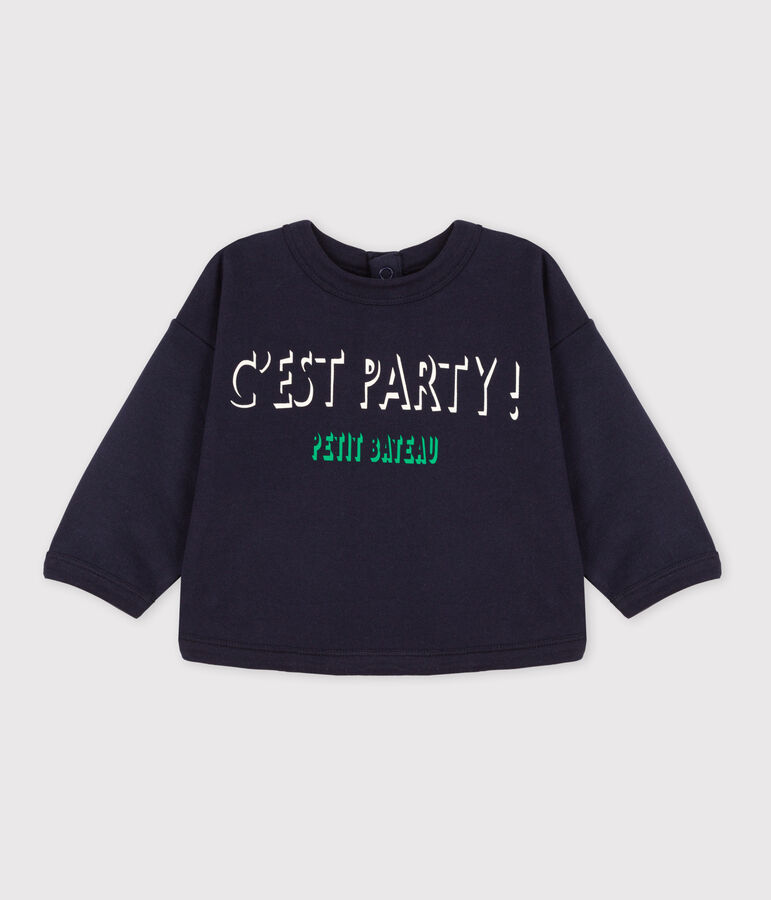 Babies' Cotton Sweatshirt blue