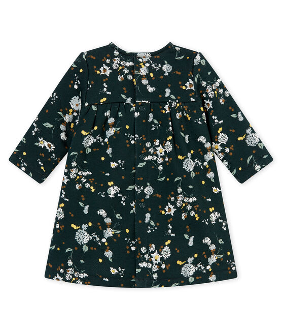 Baby girl's print dress SHERWOOD green/MULTICO white