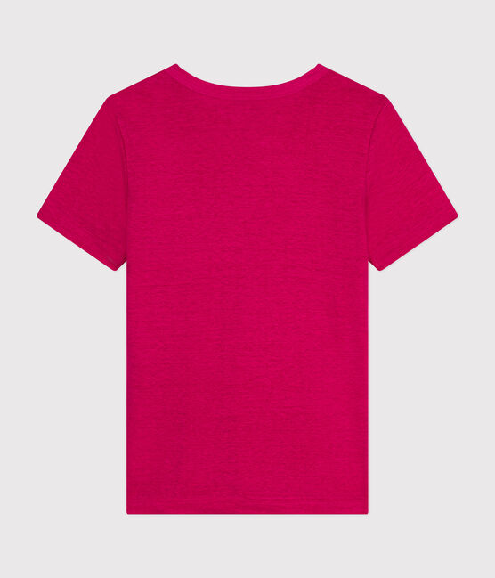 Women's Iconic Linen T-Shirt DELHI pink