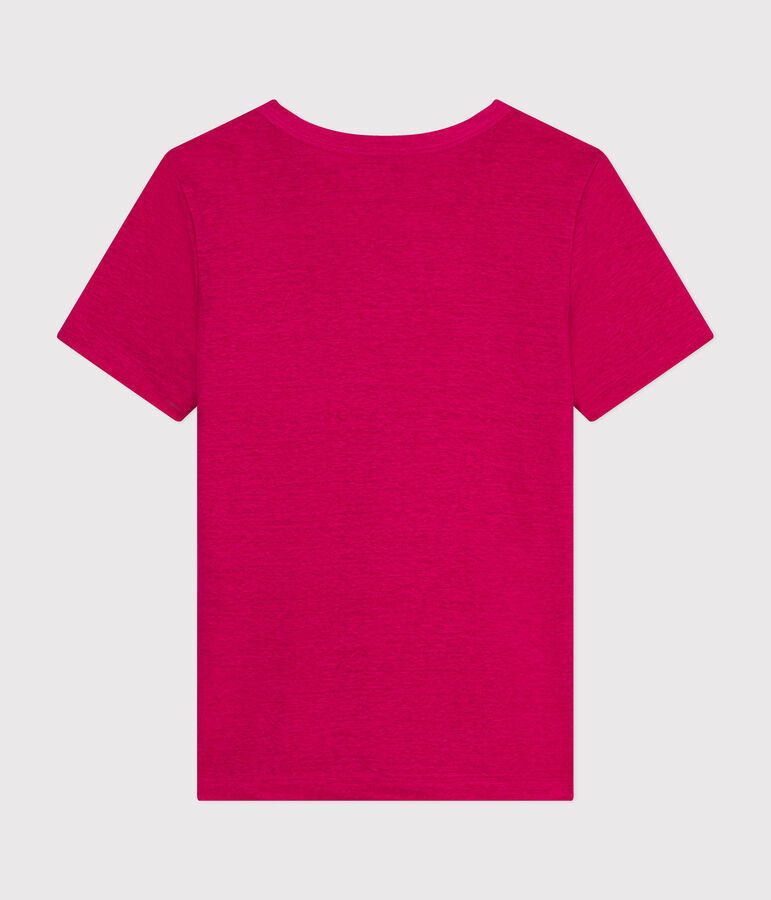 Women's Iconic Linen T-Shirt pink