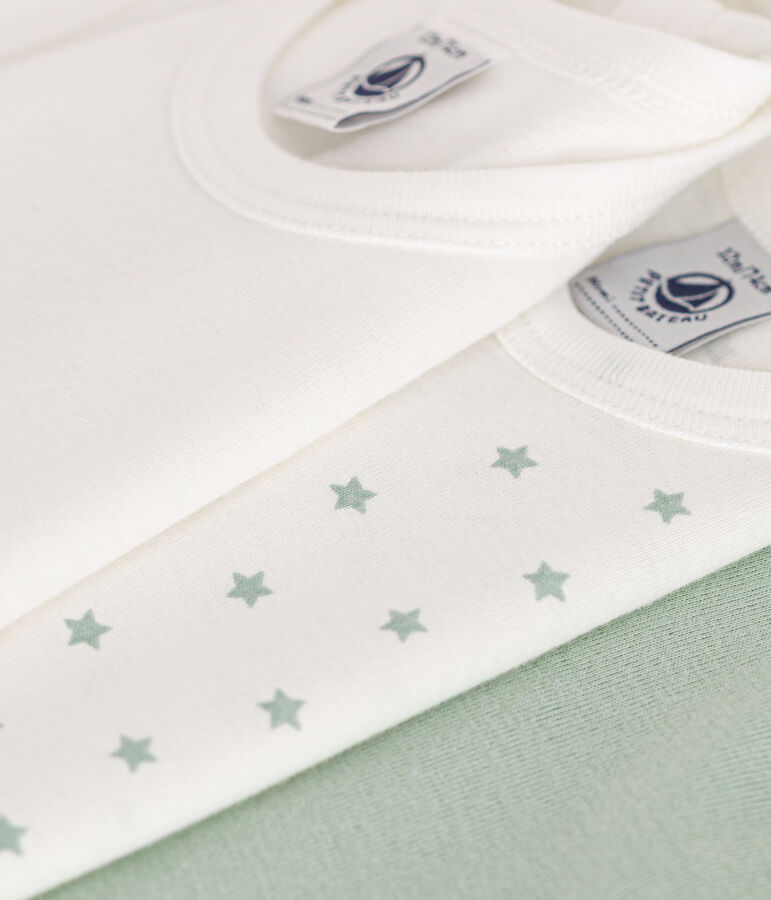 Babies' Sleeveless Cotton Bodysuits - 3-Pack multicolor