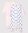 Baby Girls' Ribbed Sleepsuit - 2-Pack variante 1