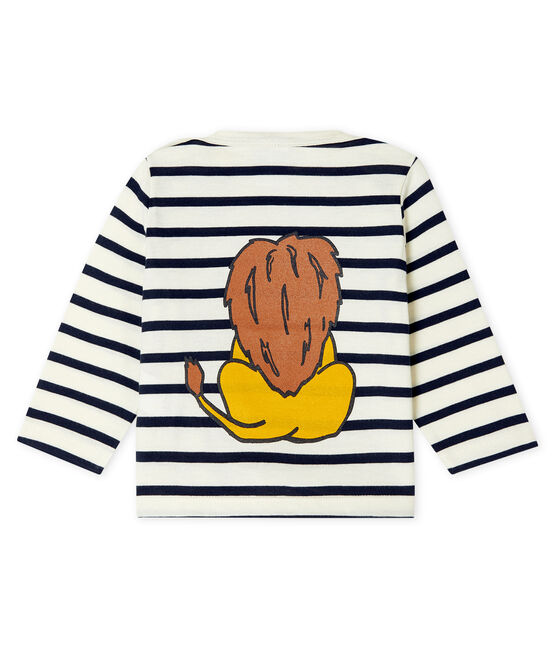 Unisex Co-Created Sailor Top COQUILLE beige/SMOKING CN blue