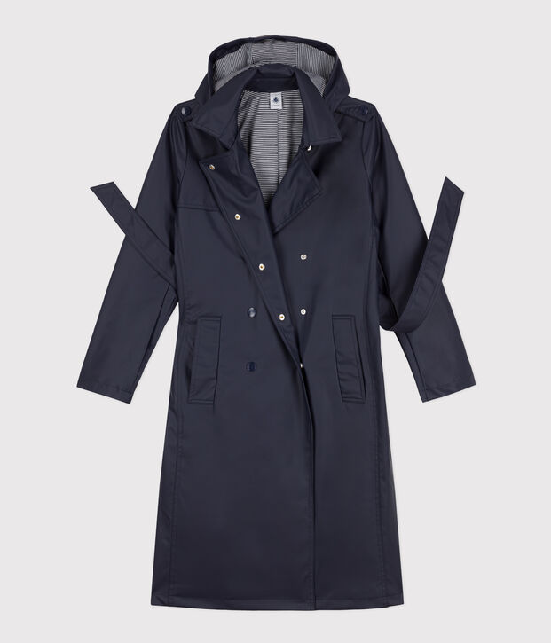 Women's Hooded Trench Coat SMOKING