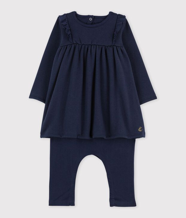 Baby Girls' Velour Knit Dress/Leggings SMOKING