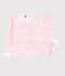 Boys' Pink Wavy Print Snugfit Cotton Pyjamas MARSHMALLOW white/GRETEL pink
