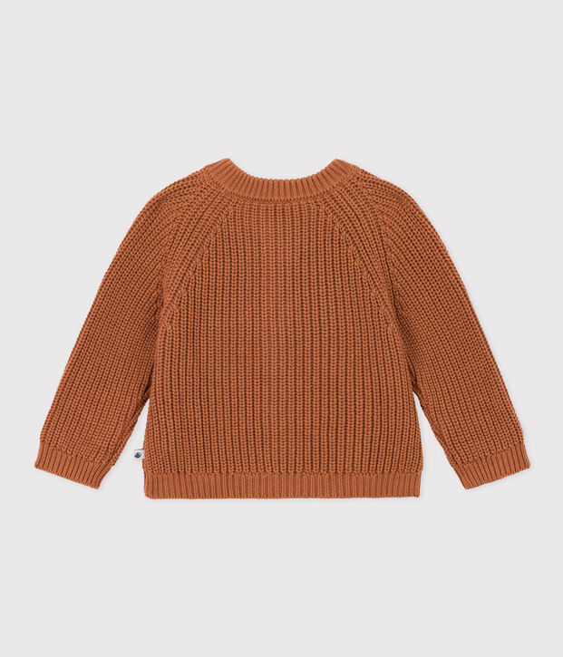 Babies' Knitted Cotton Cardigan ALEZAN