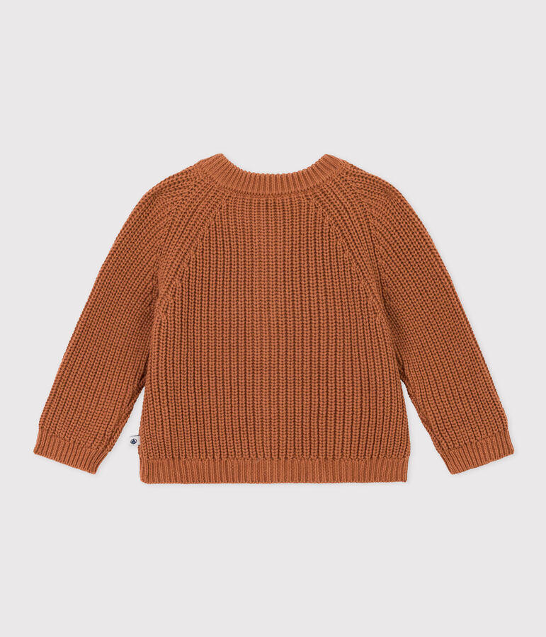 Babies' Knitted Cotton Cardigan ALEZAN