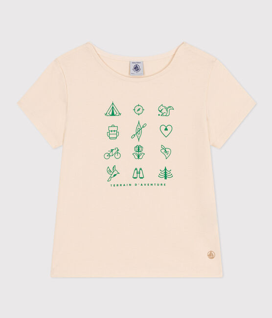 Girls' Lightweight Jersey T-Shirt AVALANCHE /PRADO