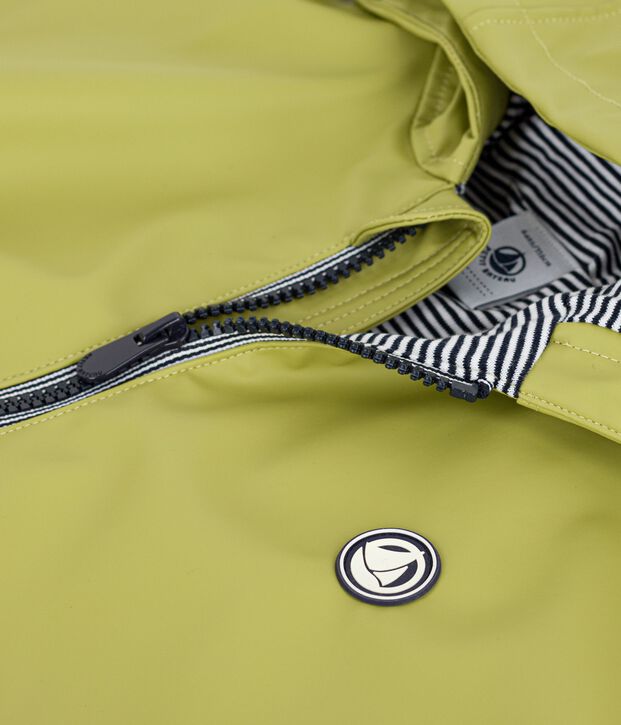 Children&rsquo;s jacket in plain colour green