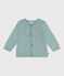 Babies' cotton cardigan in a decorative stitch PAUL green
