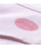Girl's milleraies shorty VIENNE pink/ECUME white