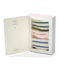 Set of 3 high 2x2 rib knickers woman . white