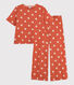 Women's Heart Themed Cotton Pyjamas