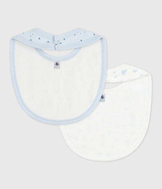 Pack of babies' printed cotton bibs variante 1