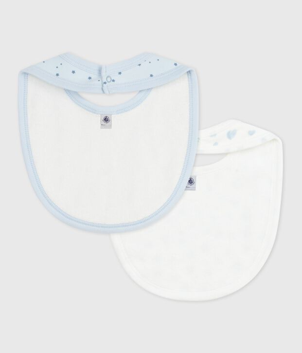 Pack of babies' printed cotton bibs multicolor