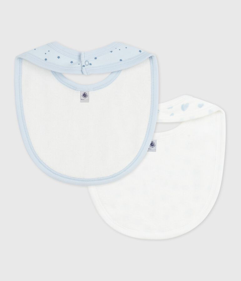 Pack of babies' printed cotton bibs multicolor