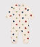 Babies' fleece onesie AVALANCHE white/MULTICO