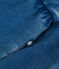 Babies' long-leg elastane denim dungarees BLEU DELAVE blue