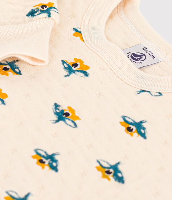 Babies' Tube Knit Sweatshirt AVALANCHE white/MULTICO