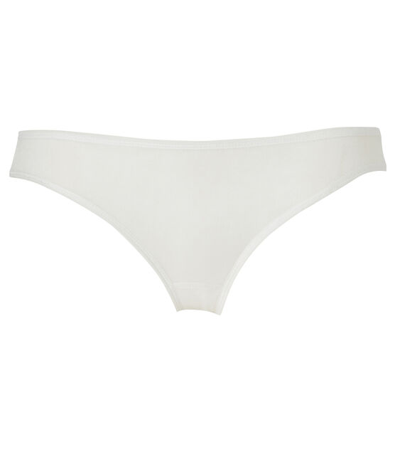 Women's light cotton briefs LAIT white