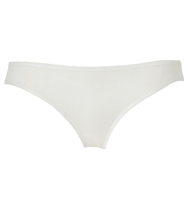 Women's light cotton briefs white