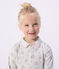 Children's buttoned printed cotton pyjamas MARSHMALLOW /AMANDIER /MULTICO