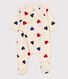 Babies' Heart Pattern Cotton Pyjamas