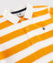 Boys' Short-Sleeved Jersey Polo Shirt TEHONI yellow/MARSHMALLOW white