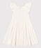Girls' Eyelet Embroidery Dress MARSHMALLOW white