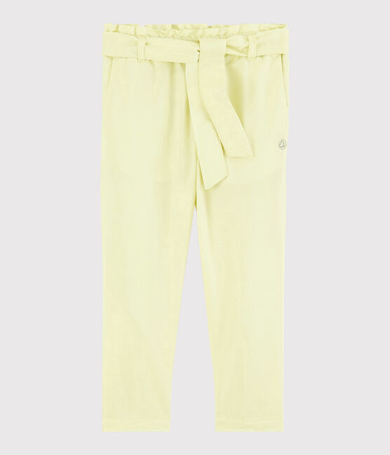 Girls' Serge Trousers CITRONEL yellow