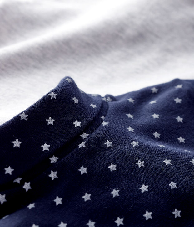 Pack of 2 long-sleeved bodysuits for baby girls multicolor