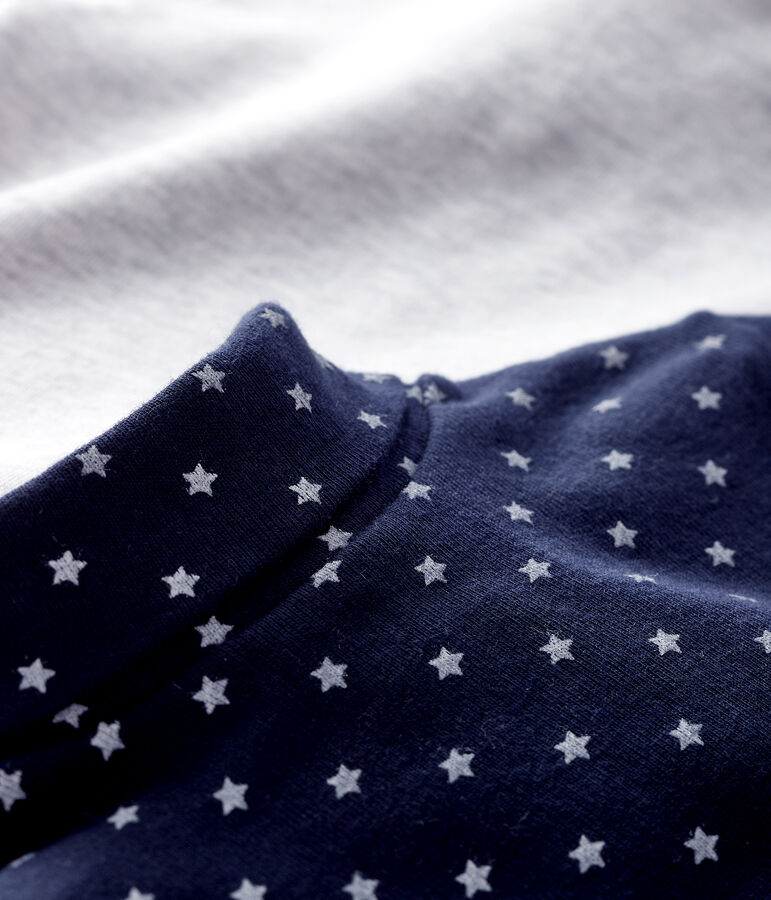 Pack of 2 long-sleeved bodysuits for baby girls multicolor