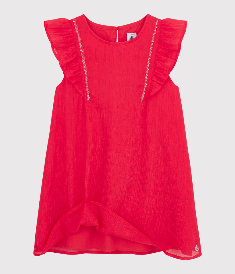 Girls' Cr&ecirc;pe Formal Dress pink