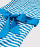 Women's Striped Linen Dress MYKONOS blue/MARSHMALLOW white