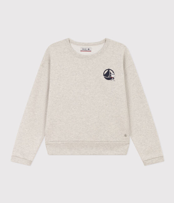 Women's Fleece Sweatshirt BELUGA CHINE grey