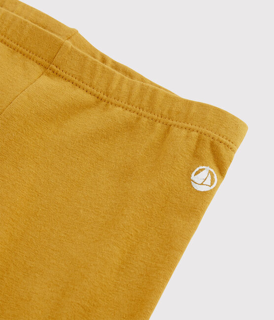 Girls' Jersey Leggings BOUDOR yellow