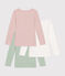 Children's long-sleeved plain T-shirts - 3-pack variante 1