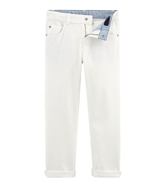 Boys' Trousers MARSHMALLOW white