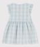Babies' Gingham Poplin Dress BOLDAIR /MARSHMALLOW
